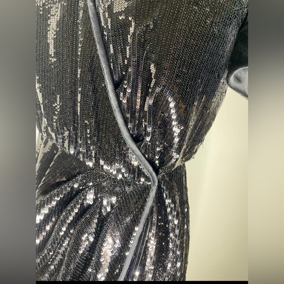 Laurèl black sequence dress - Picture 6 of 6